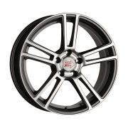 Диск литой 1000 MIGLIA 8x18R 5/114,3 Dark Anthracite Polished